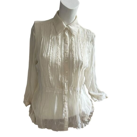 Vintage Button Up Top - Picture 1 of 6